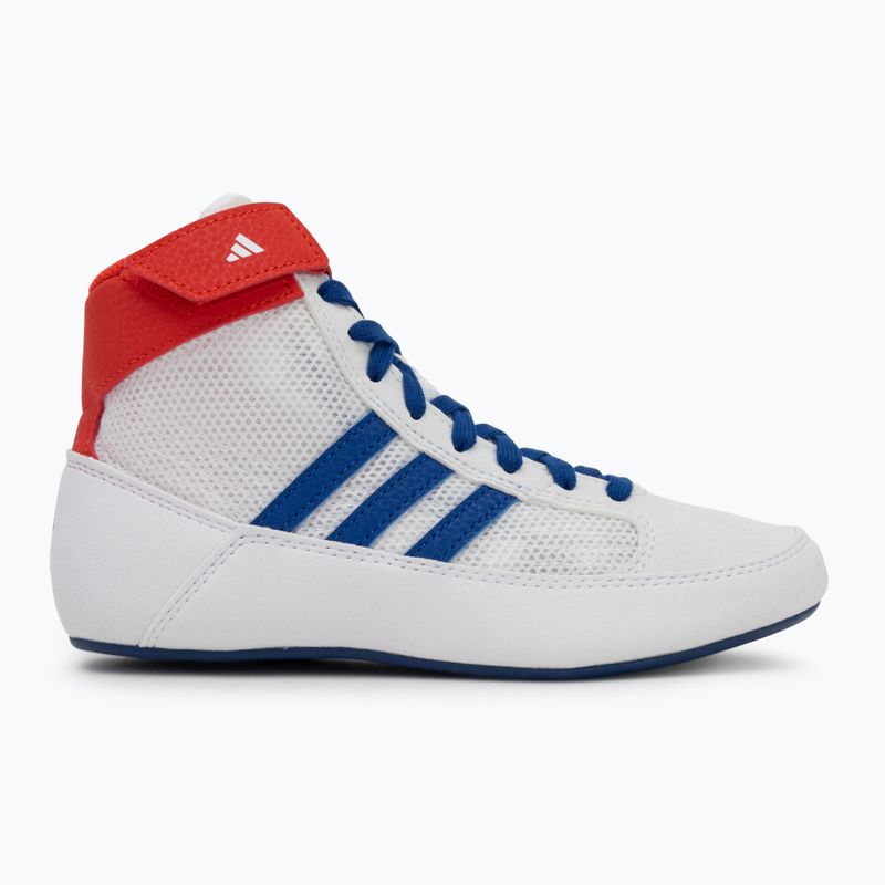 Кросівки борцівські дитячі adidas Havoc white blue red 2