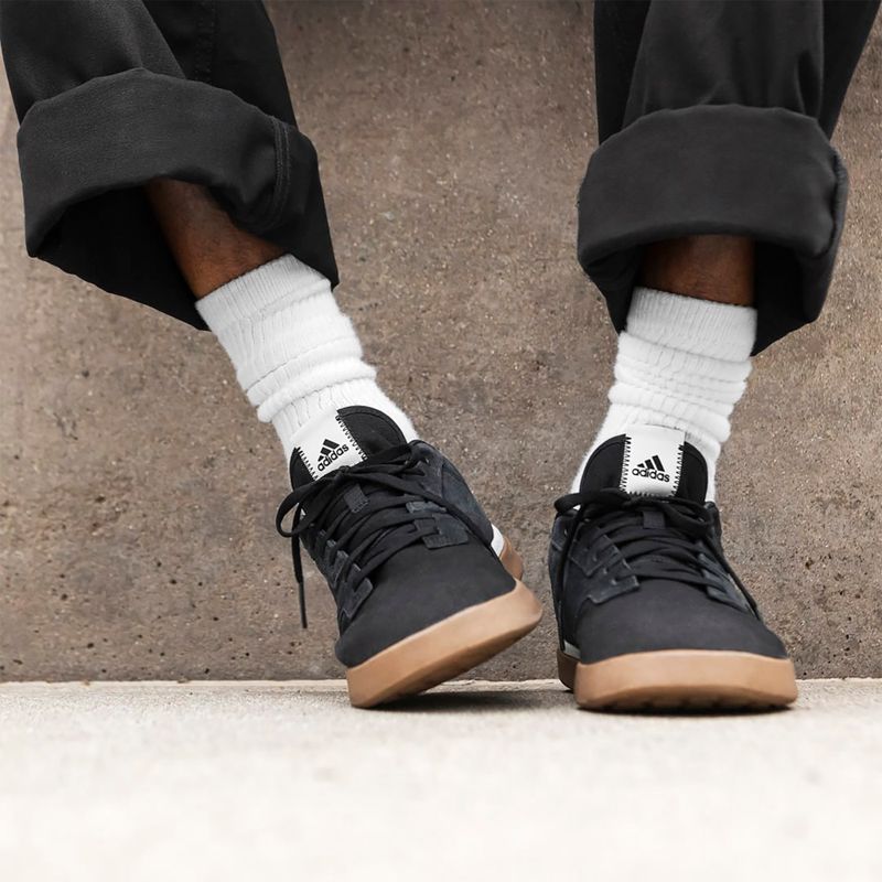 Кросівки велосипедні на платформі чоловічі adidas FIVE TEN Sleuth core black/core black/gum m2 15