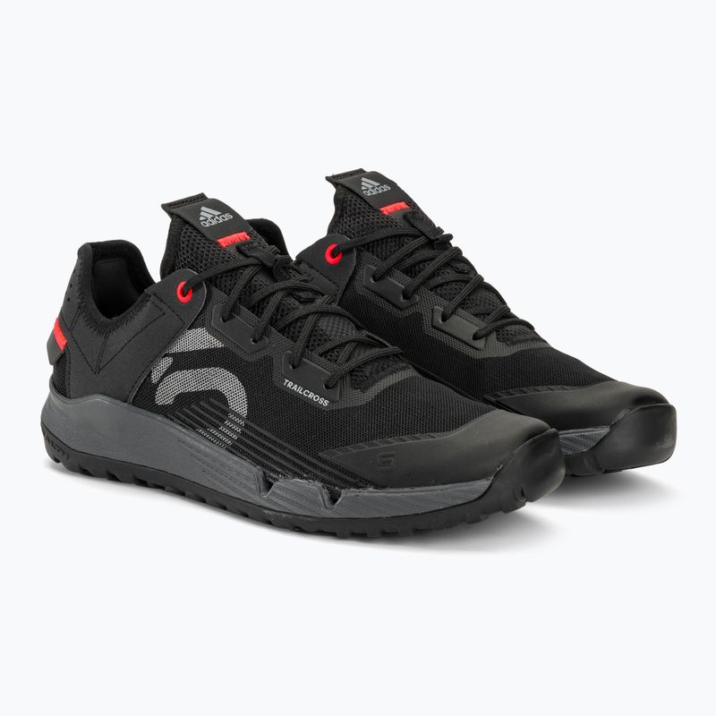 Кросівки велосипедні на платформі жіночі adidas FIVE TEN Trailcross LT core black/grey two/solar red 5