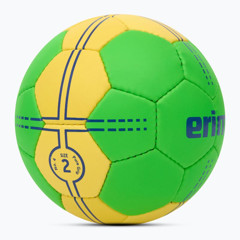 М'яч гандбольний ERIMA Pure Grip No. 4 green/yellow розмір 2 2