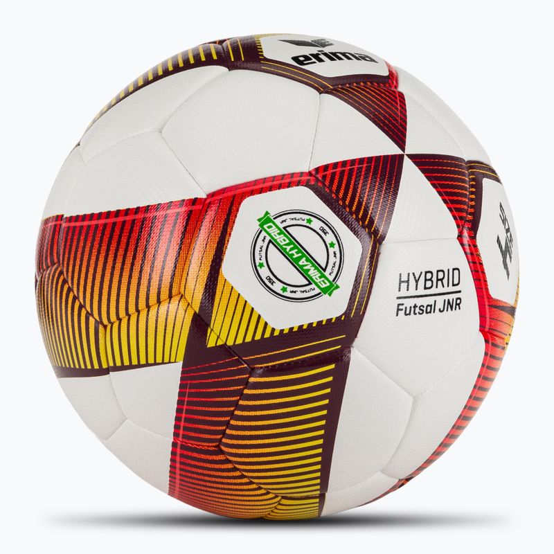 М'яч футбольний ERIMA Hybrid Futsal red/yellow розмір 4 2