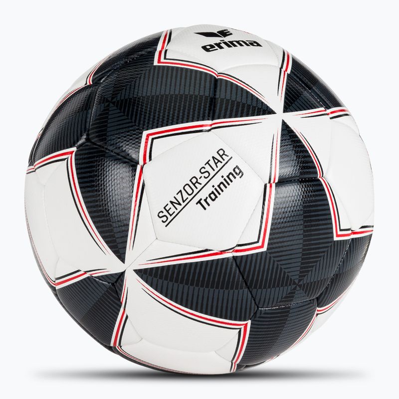 М'яч футбольний ERIMA Senzor Star Training black/grey розмір 5 2