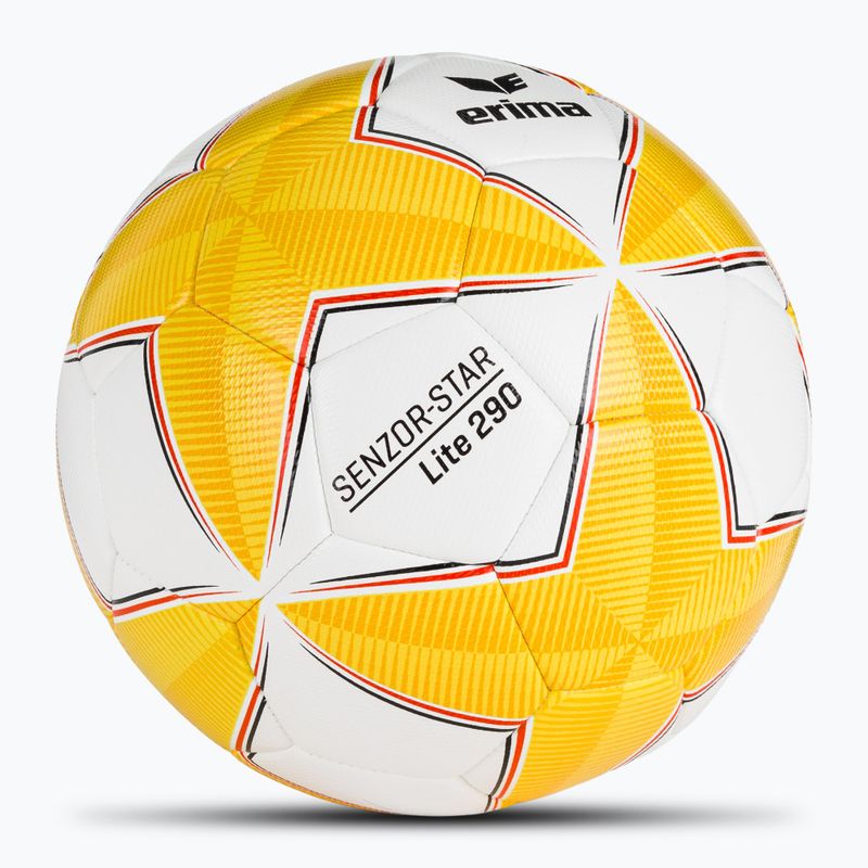 М'яч футбольний ERIMA Senzor Star Lite 290 yellow розмір 5 2