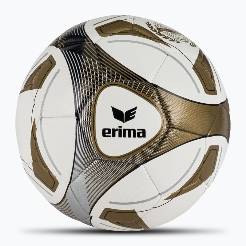 М'яч футбольний ERIMA Hybrid Training white/gold розмір 5