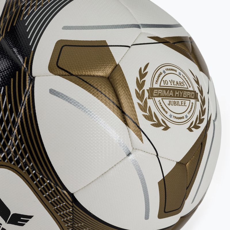 М'яч футбольний ERIMA Hybrid Training white/gold розмір 5 3