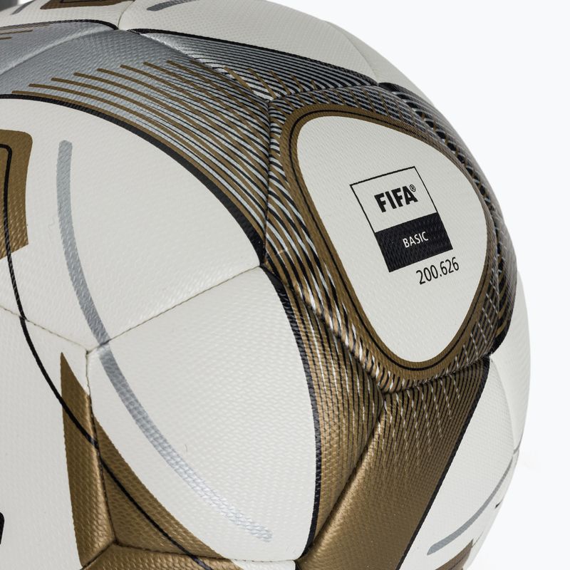 М'яч футбольний ERIMA Hybrid Training white/gold розмір 5 4