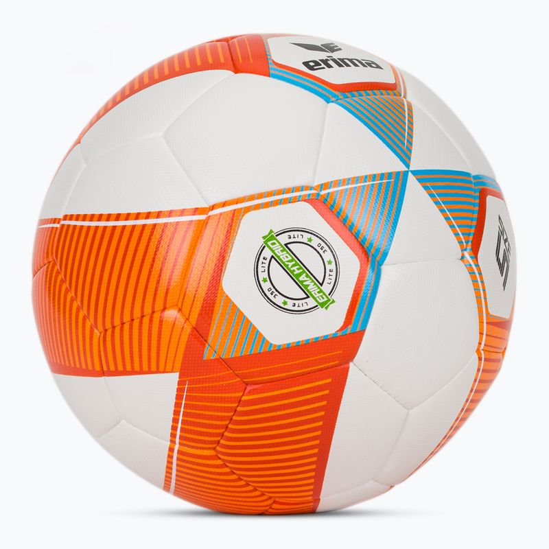 М'яч футбольний дитячий Erima Hybrid Lite 350 size 5 neon orange/curacao 2
