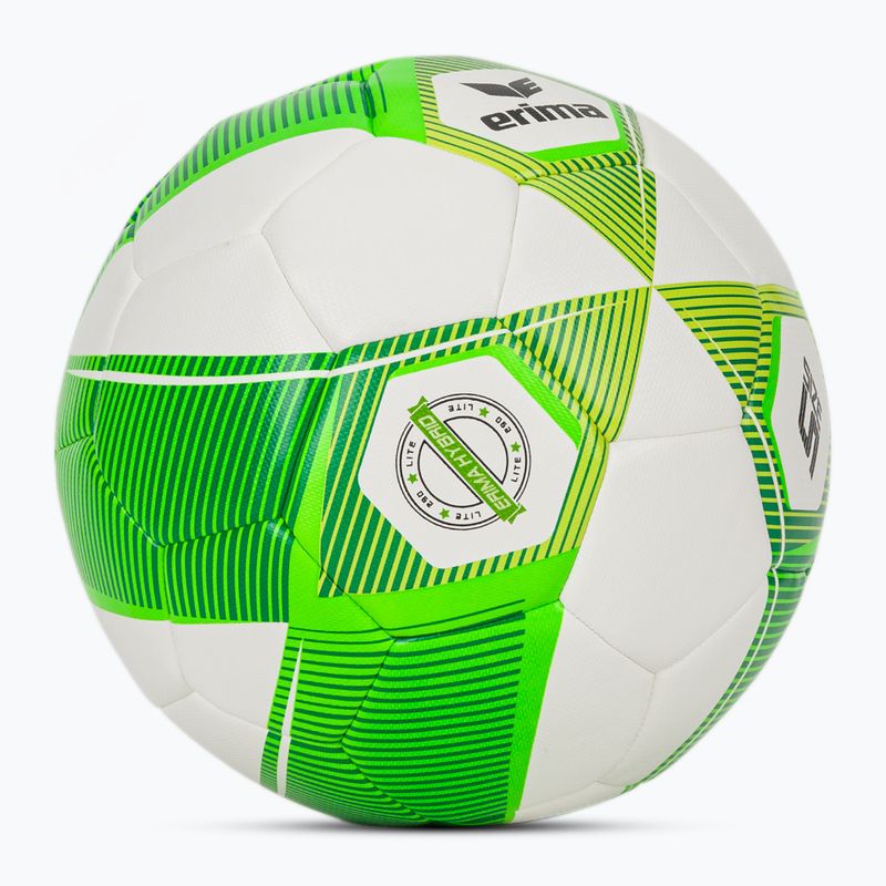 М'яч футбольний дитячий Erima Hybrid Lite 290 size 5 green gecko/lime 2