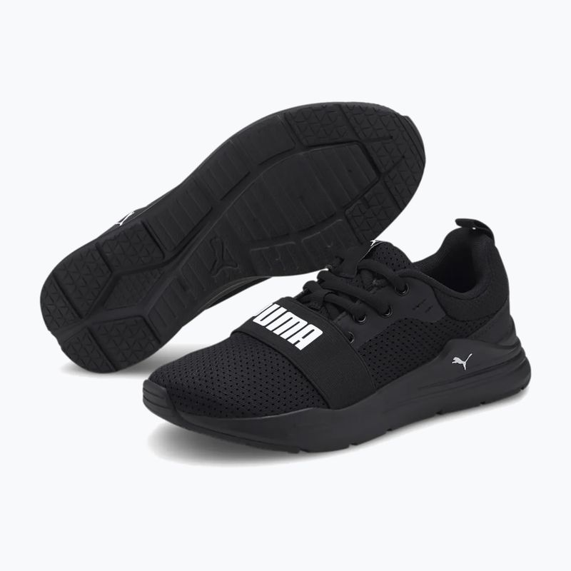 Кросівки дитячі PUMA Wired Run Jr puma black/puma white 8