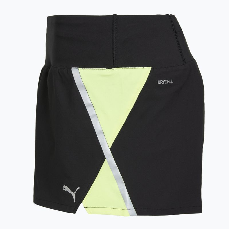 Шорти для бігу жіночі Puma Run Lite Woven Ultra Shorts black/neon 3