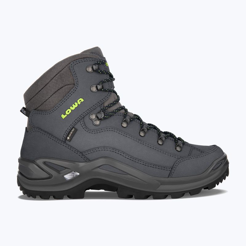 Черевики LOWA Renegade GTX Mid dunkelelblau/limone 7