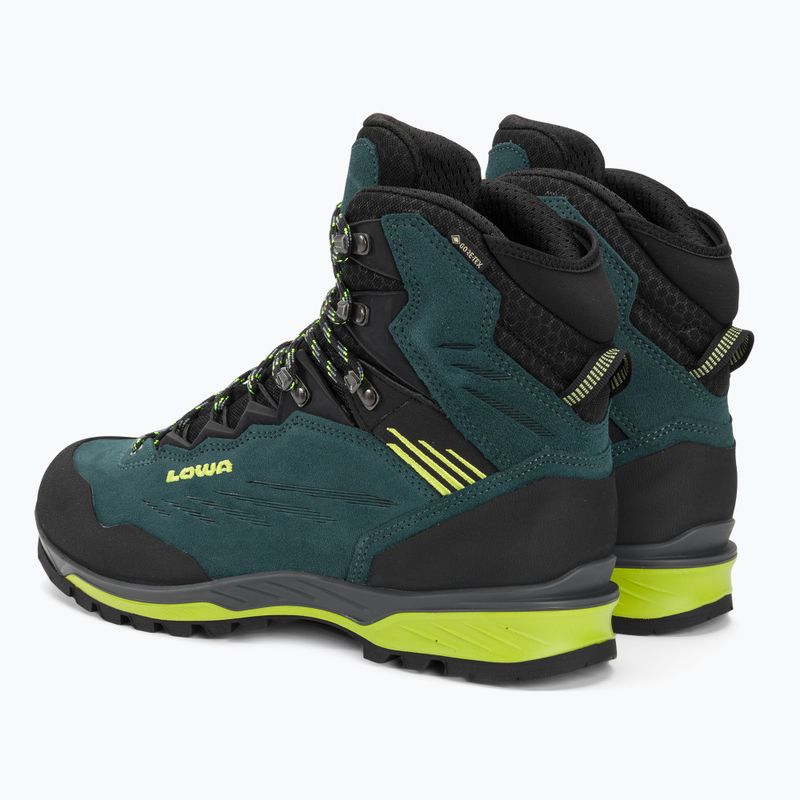 Черевики LOWA Cadin II GTX Mid stahlblau/limone 4