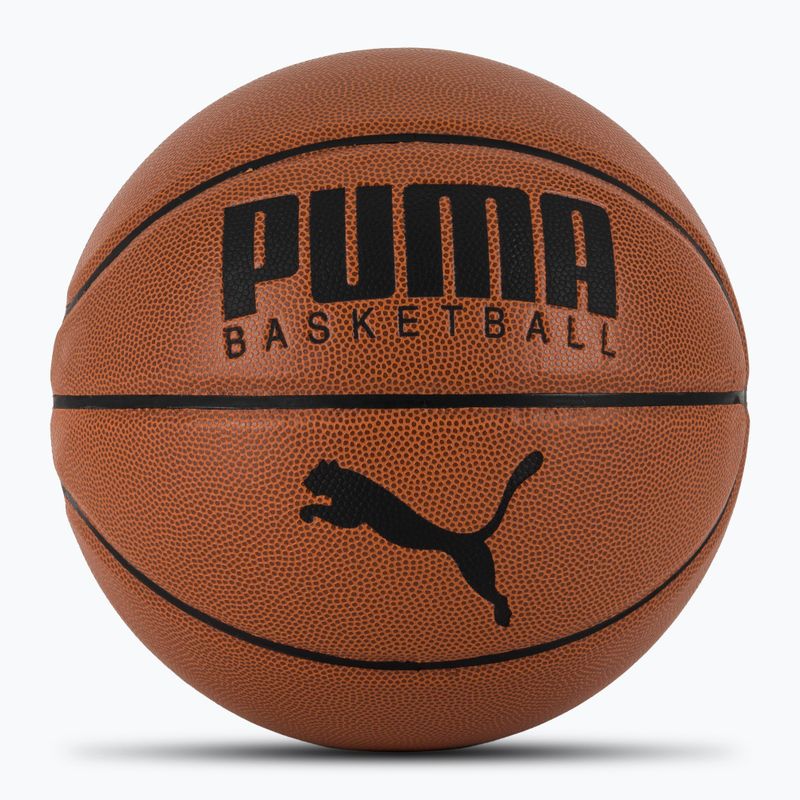 М'яч для баскетболу PUMA Basketball Top leather brown/puma black розмір 7