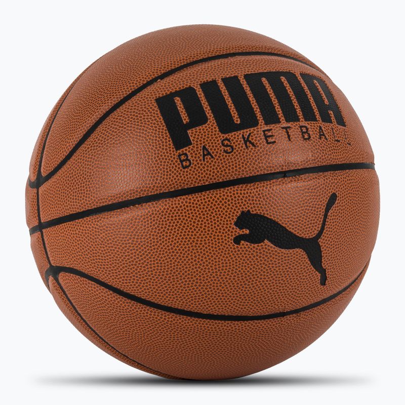 М'яч для баскетболу PUMA Basketball Top leather brown/puma black розмір 7 2