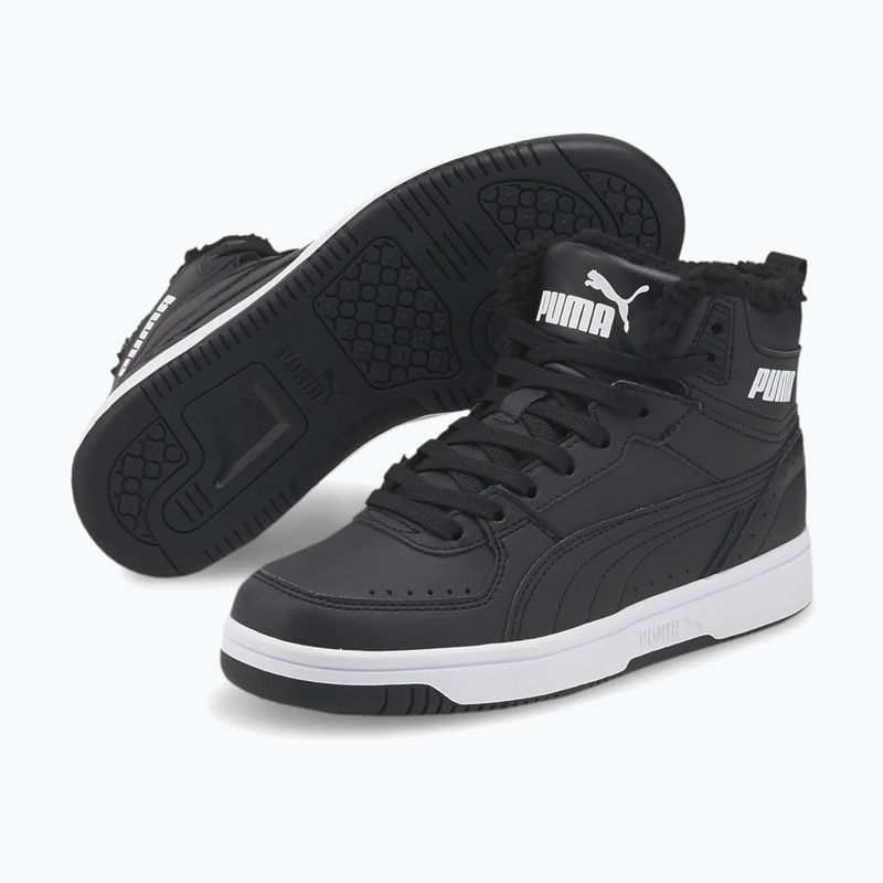 Кросівки дитячі PUMA Rebound Joy Fur Jr puma black/puma white 8
