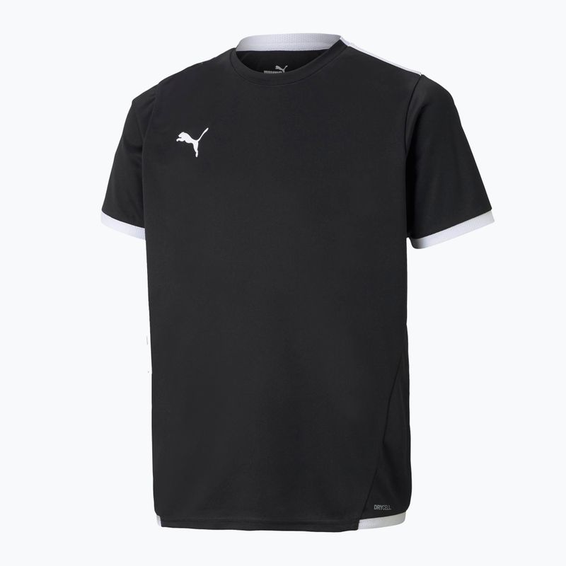 Футболка футбольна дитяча PUMA Teamliga Jersey чорна 704925 03 5