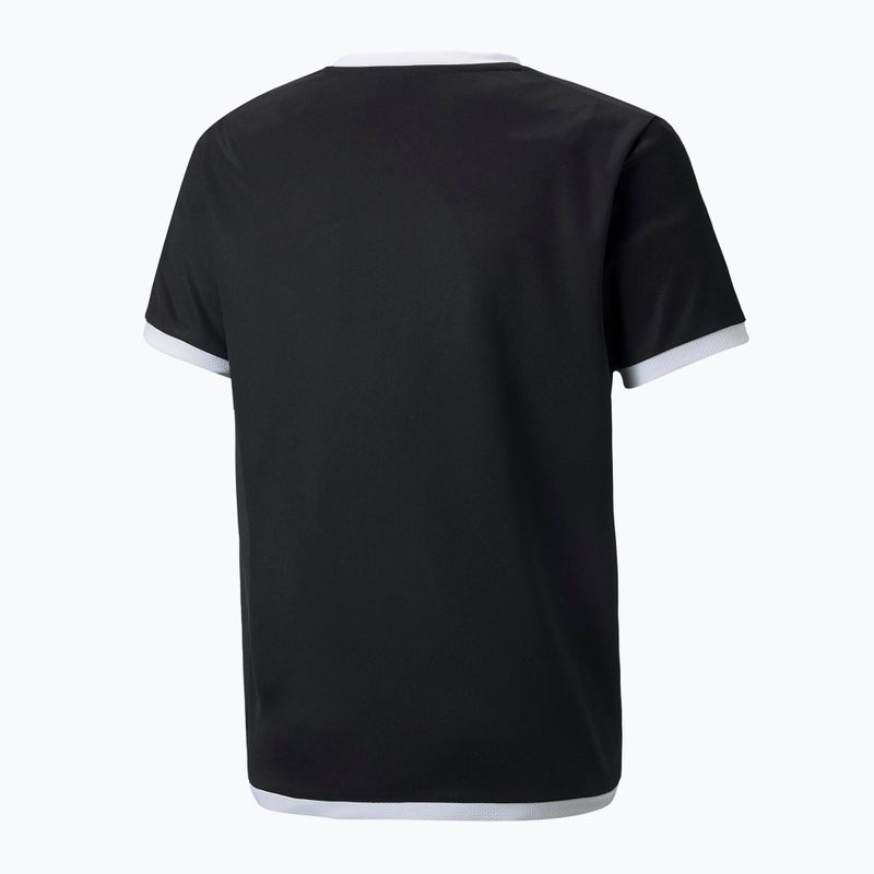 Футболка футбольна дитяча PUMA Teamliga Jersey чорна 704925 03 6