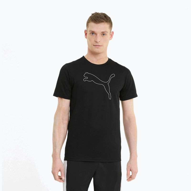 Футболка тренувальна чоловіча PUMA Performance Cat чорна 520315 01 3