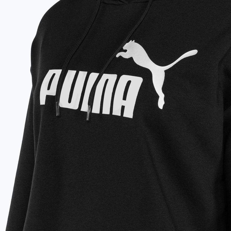 Кофта жіноча PUMA ESS Cropped Logo Hoodie TR puma black 3