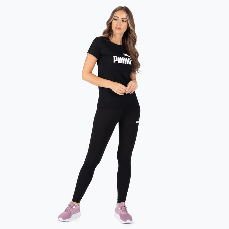 Футболка для тренувань жіноча PUMA ESS Logo Tee чорна 586774 01 2