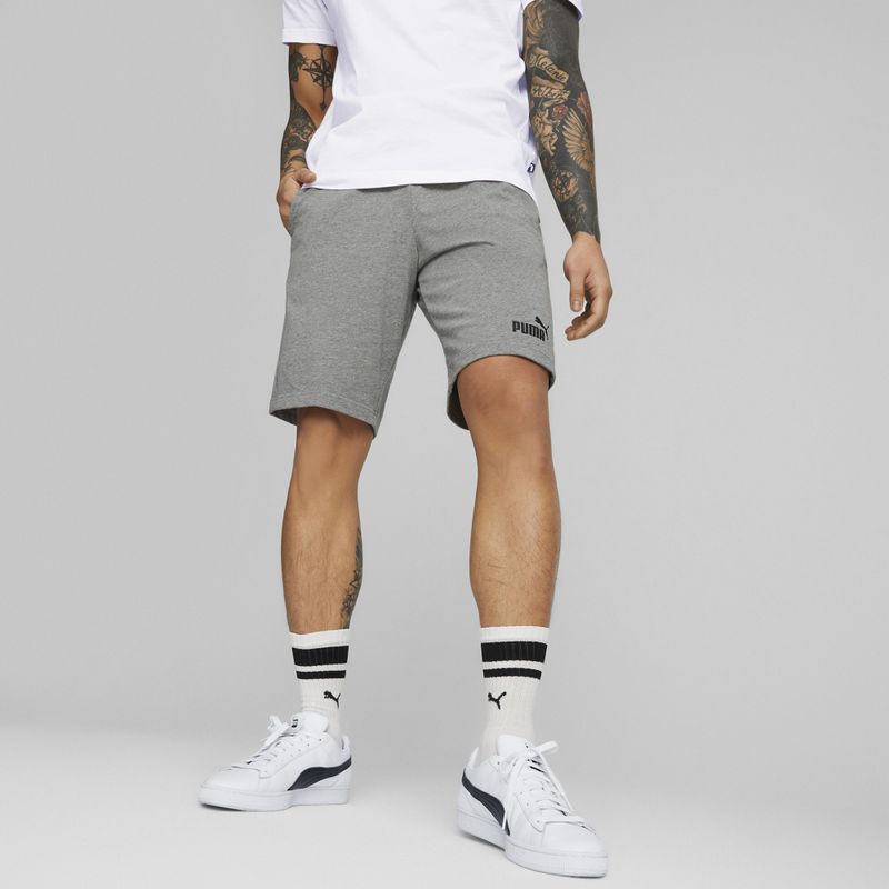 Шорти чоловічі PUMA Ess Jersey medium gray heather 3