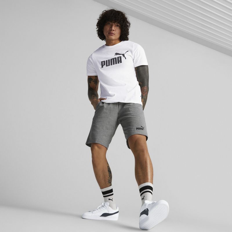Шорти чоловічі PUMA Ess Jersey medium gray heather 4