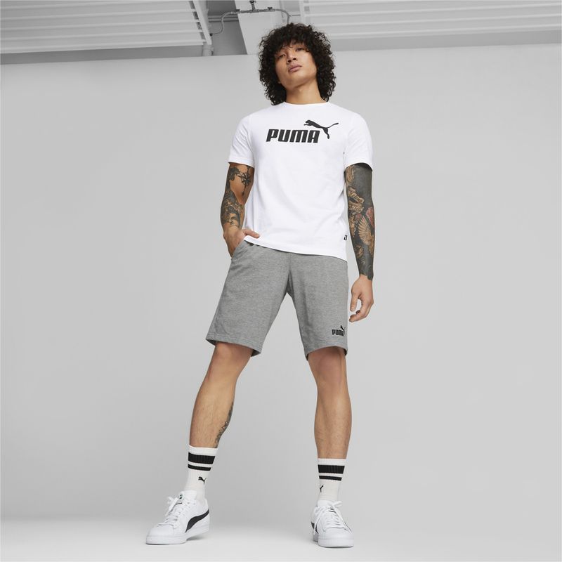 Футболка  чоловіча PUMA Ess Logo Tee puma white 4