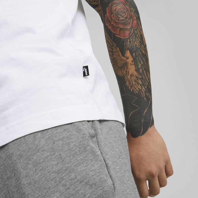 Футболка  чоловіча PUMA Ess Logo Tee puma white 7