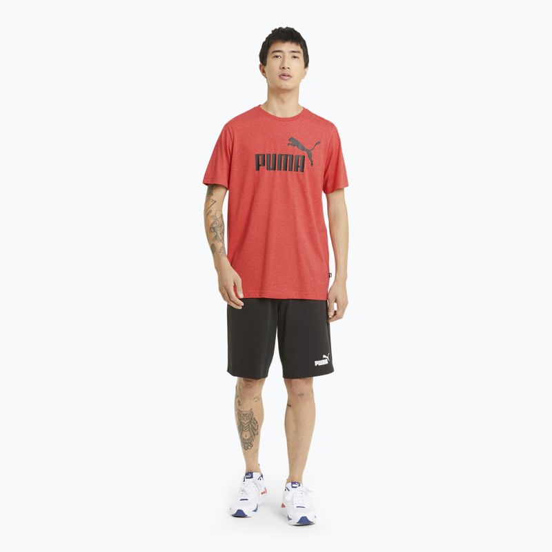 Чоловіча футболка PUMA Essentials Heather Tee з високим ризиком червоного кольору 2