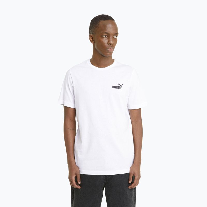 Футболка  чоловіча PUMA Ess Small Logo Tee puma white