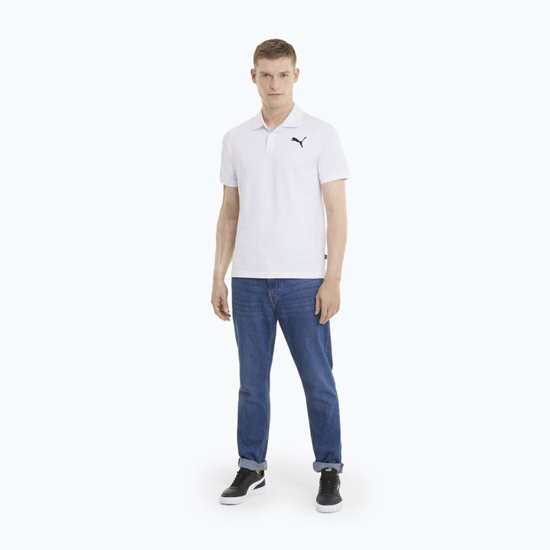 Футболка  поло чоловіча PUMA Ess Pique поло puma white/cat 2