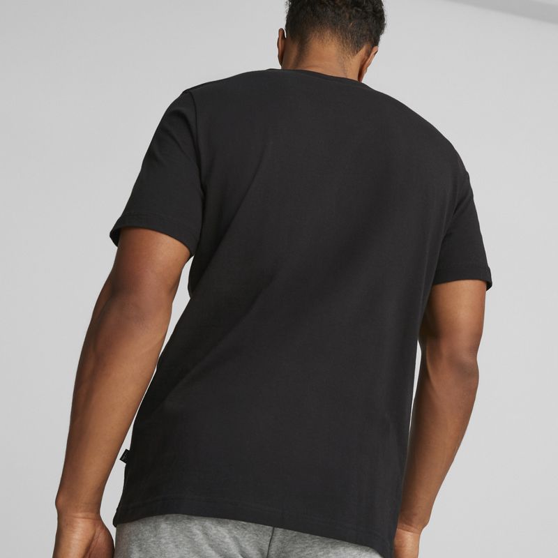 Футболка  чоловіча PUMA Ess Logo Tee puma black 5