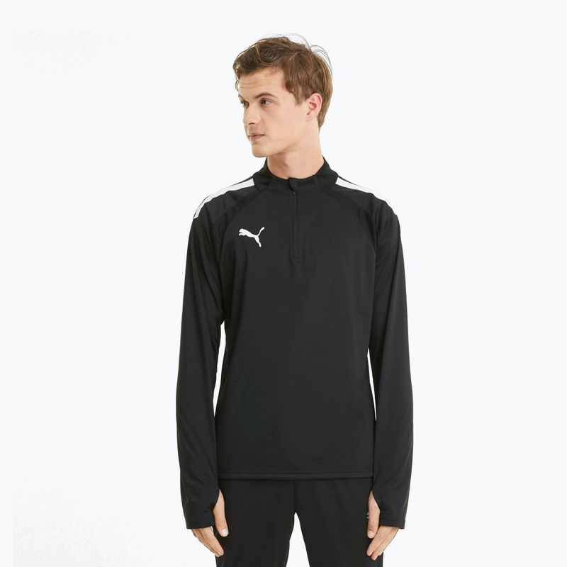 Футбольна кофта PUMA Teamliga 1/4 Zip Top чорна 657236 03 9