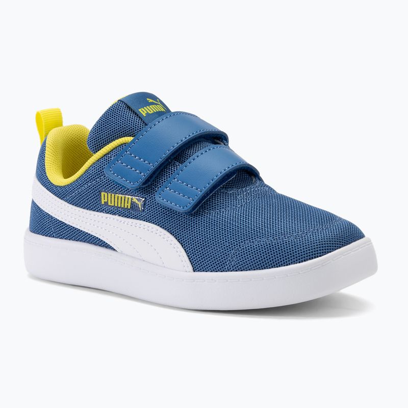 Кросівки дитячі PUMA Courtflex v2 Mesh V PS star sapphire/puma white