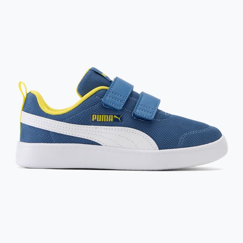 Кросівки дитячі PUMA Courtflex v2 Mesh V PS star sapphire/puma white 2