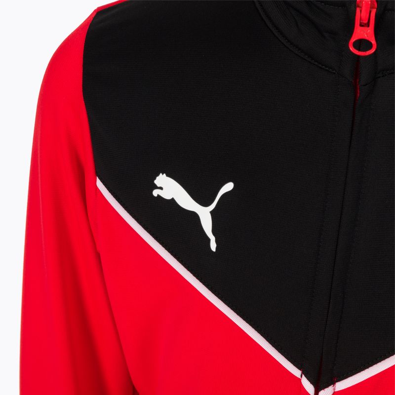 Футбольний спортивний костюм дитячий PUMA Individualrise Tracksuit червоно-чорний 657535 01 7
