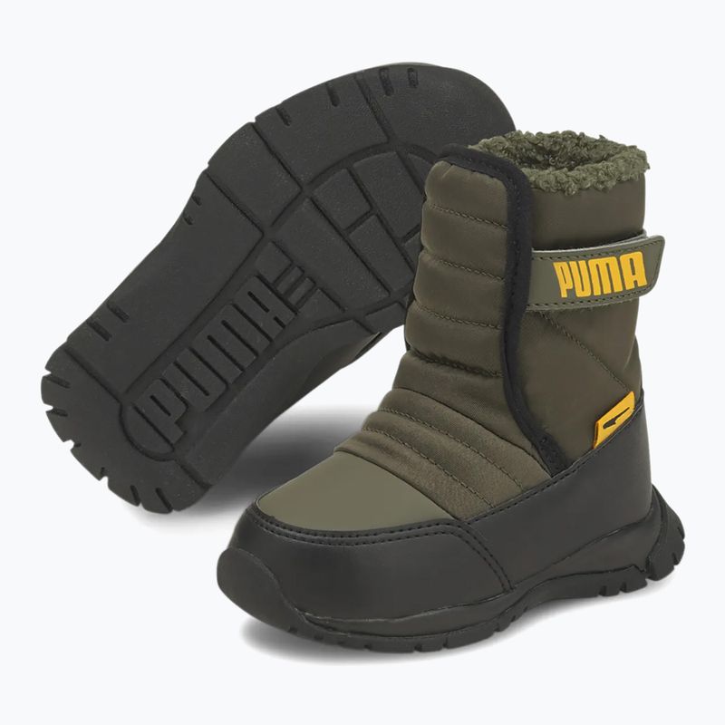 Черевики зимові дитячі PUMA Nieve Boot WTR AC Inf grape leaf/ saffron 8