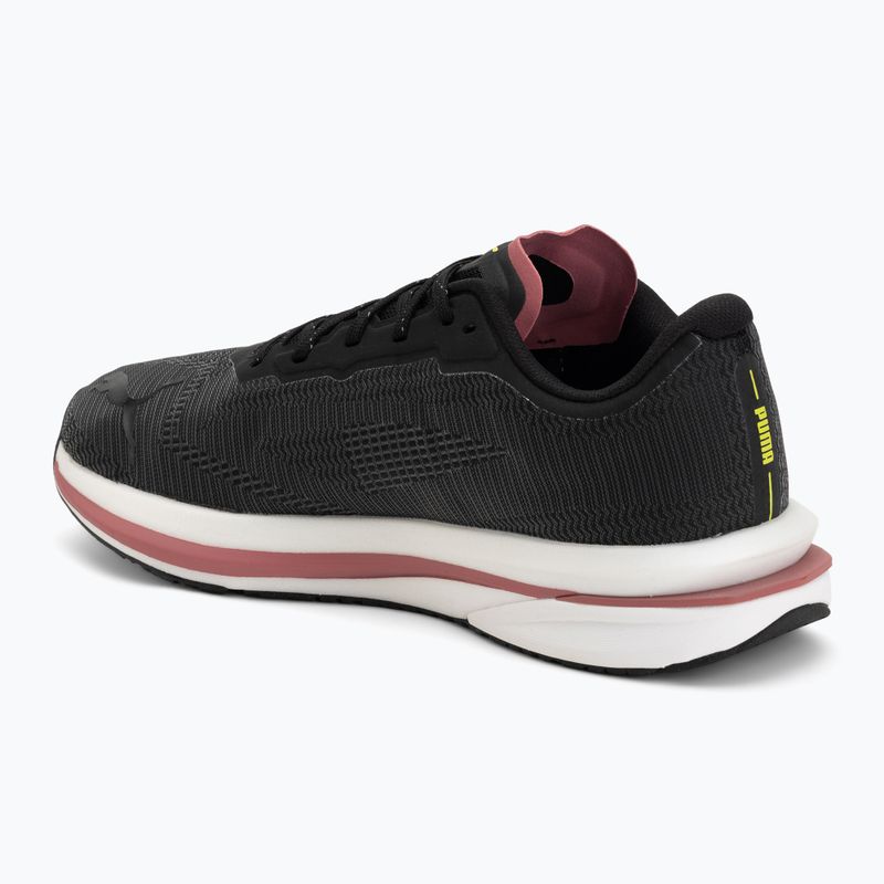 Кросівки для бігу жіночі Puma Velocity Nitro WTR black/silver/yellow 3