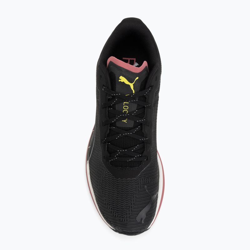 Кросівки для бігу жіночі Puma Velocity Nitro WTR black/silver/yellow 5