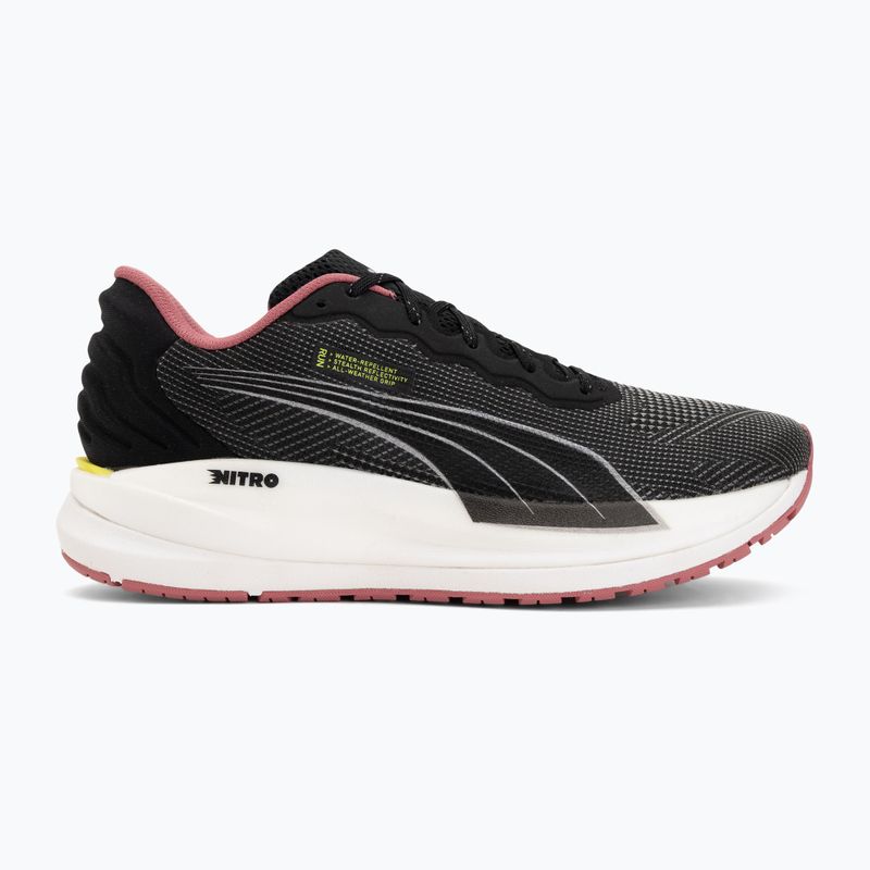 Кросівки для бігу жіночі Puma Magnify Nitro WTR black/mauvewood 2
