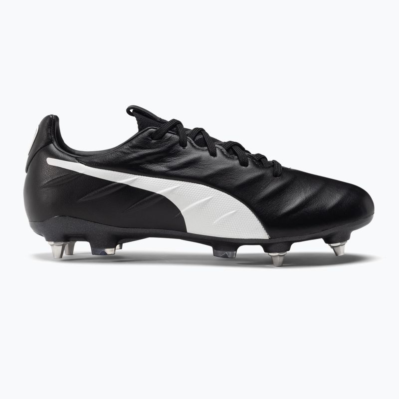 Футбольні бутси чоловічі PUMA King Platinum 21 MXSG чорно-білі 106545 01 2