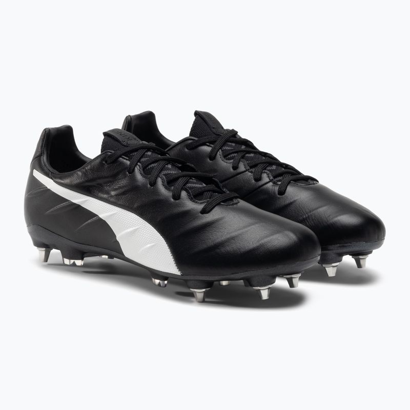 Футбольні бутси чоловічі PUMA King Platinum 21 MXSG чорно-білі 106545 01 4