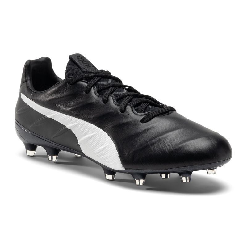 Футбольні бутси чоловічі PUMA King Platinum 21 FG/AG чорно-білі 106478 01