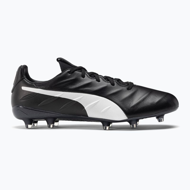 Футбольні бутси чоловічі PUMA King Platinum 21 FG/AG чорно-білі 106478 01 2