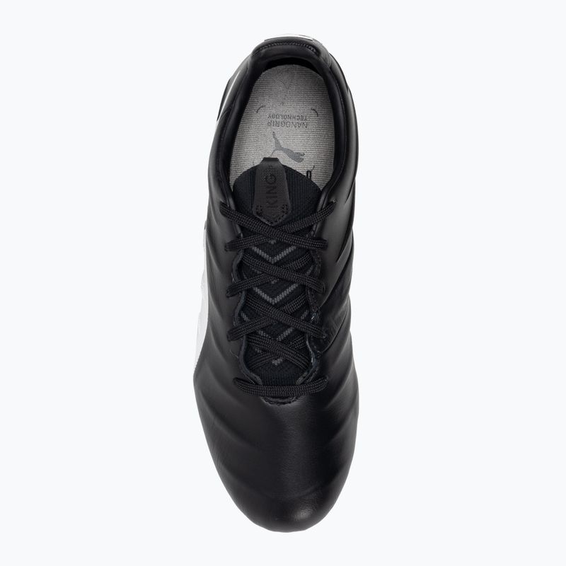 Футбольні бутси чоловічі PUMA King Platinum 21 FG/AG чорно-білі 106478 01 6