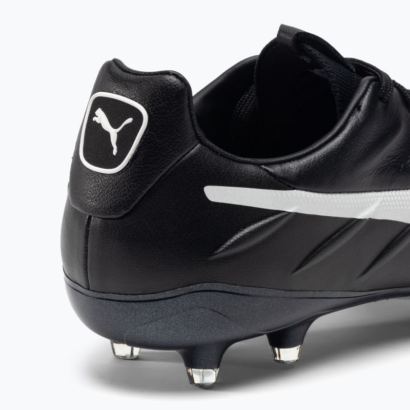 Футбольні бутси чоловічі PUMA King Platinum 21 FG/AG чорно-білі 106478 01 8