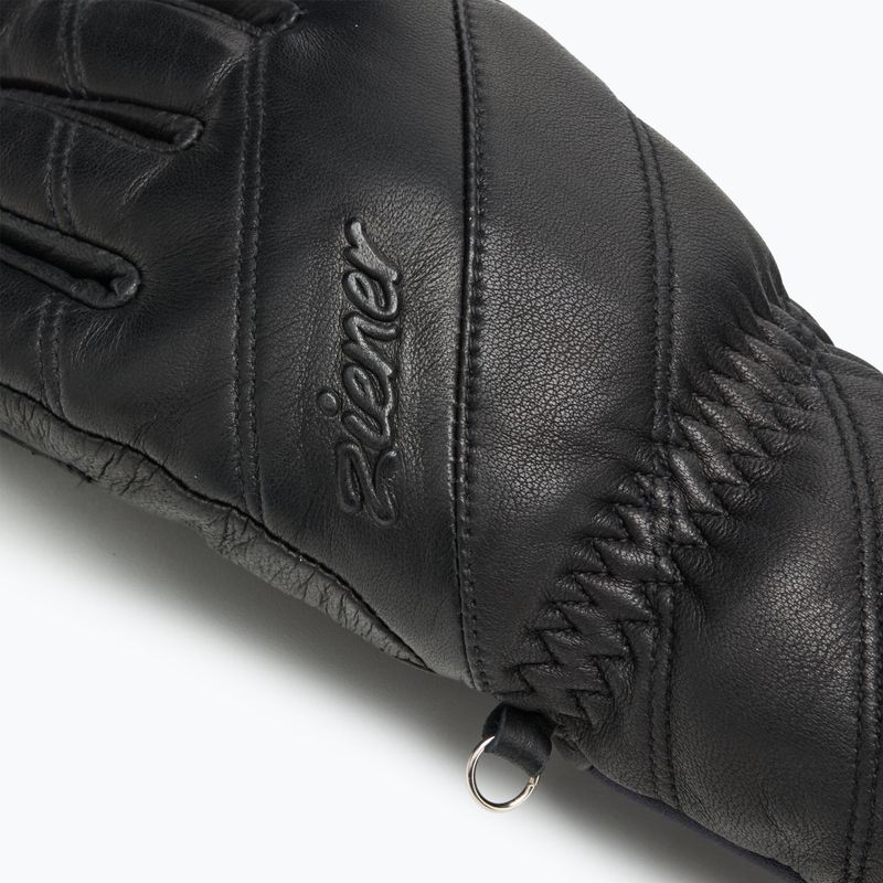 Рукавиці гірськолижні жіночі ZIENER Kuma Aquashield black 4