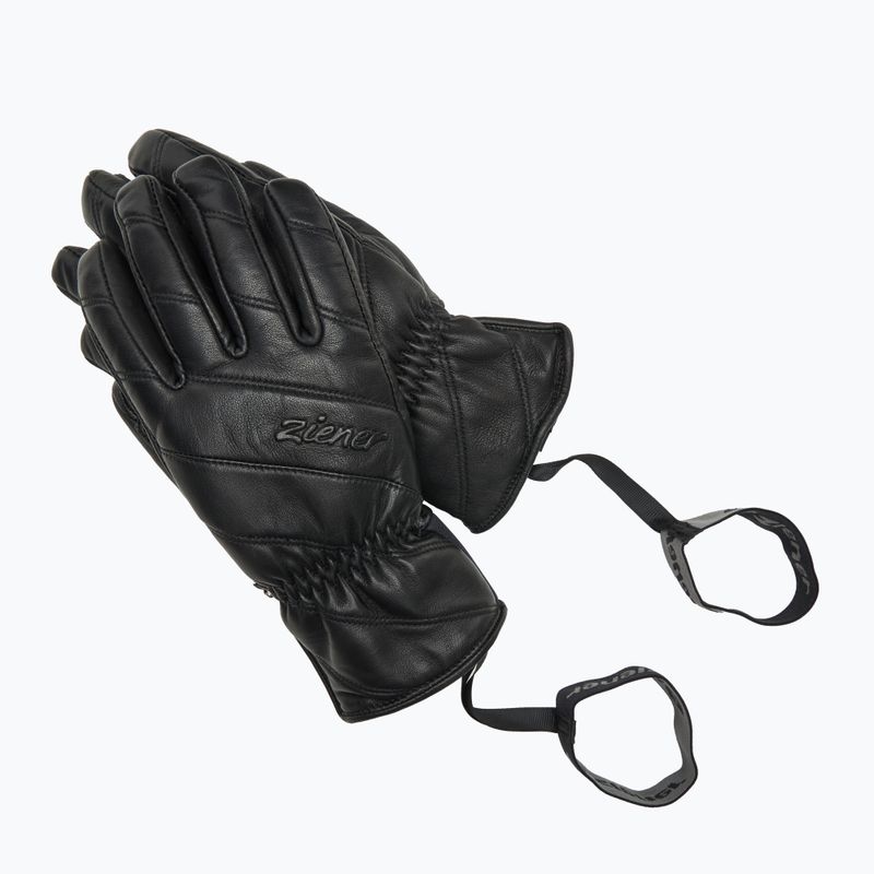 Рукавиці гірськолижні жіночі ZIENER Kuma Aquashield black 6