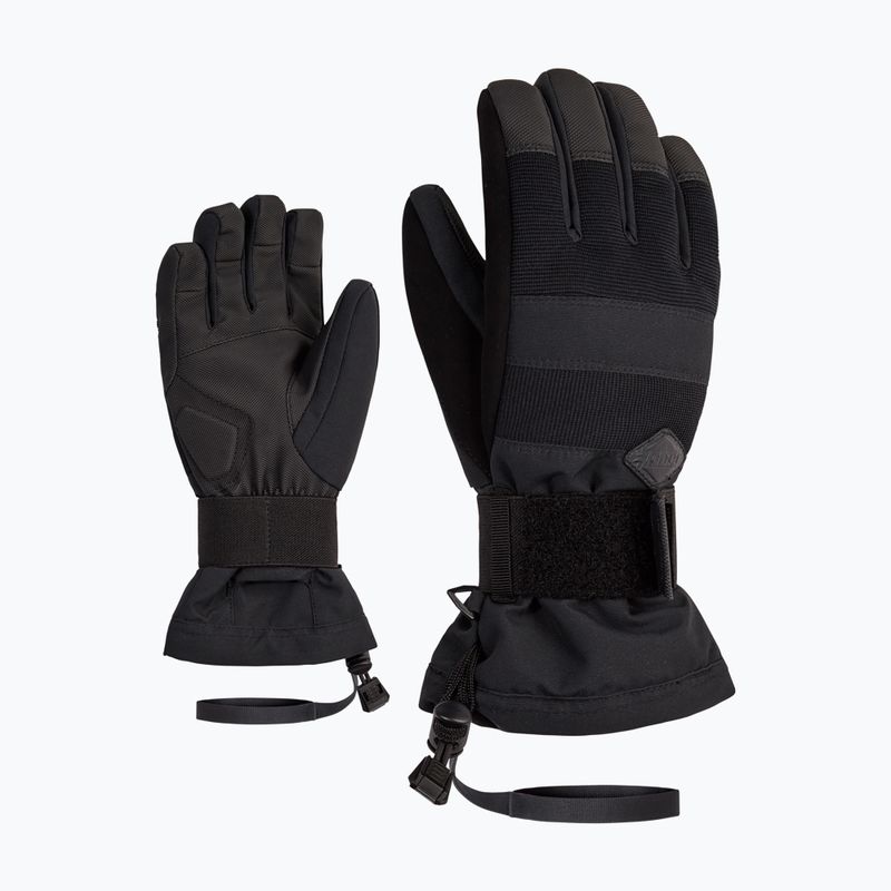 Рукавиці сноубордичне дитячі ZIENER Manu Aquashield black 7