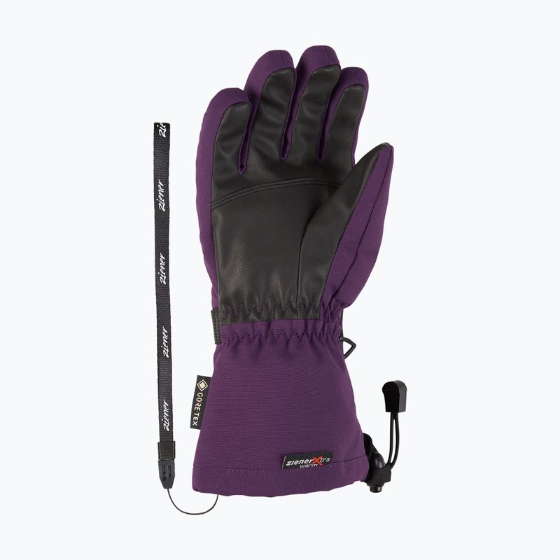 Рукавиці гірськолижні дитячі ZIENER Lani GTX dark violet 9